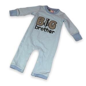 Banana Split Infant Boys Romper Size 3 Months Big Brother Twin Romper‎ NEW
